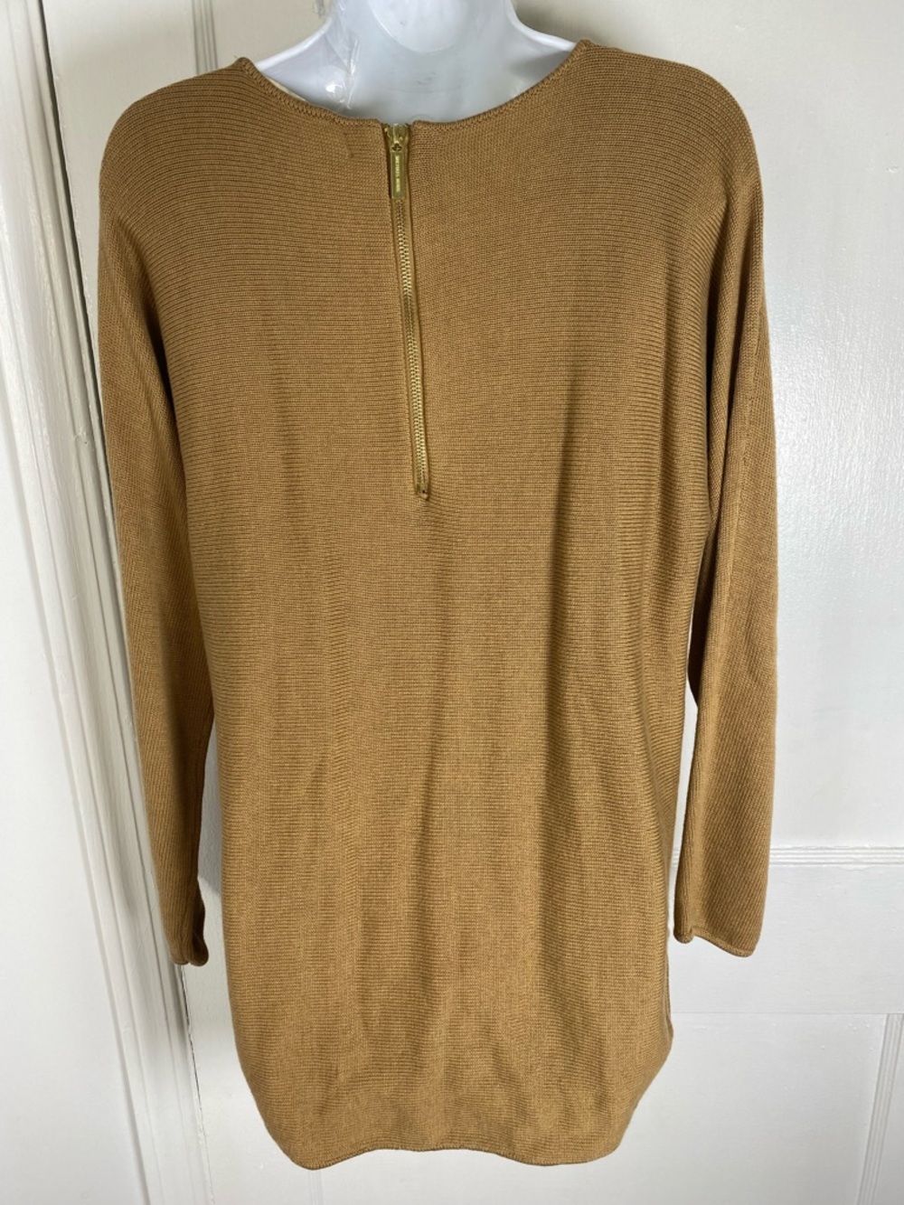 Michael Kors NWT Dark Camel Brown Knit Sweater - Picture 3 of 7